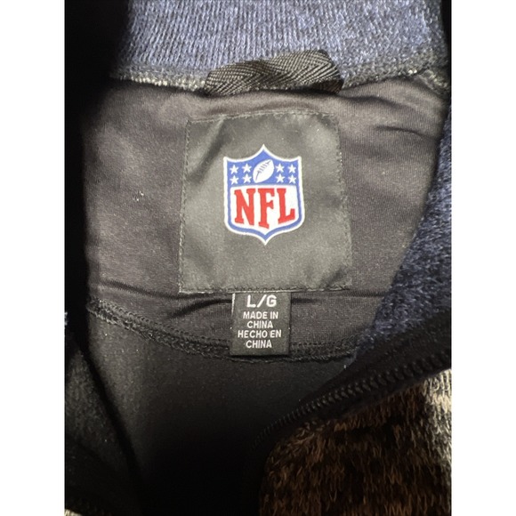 NFL Tennessee Titans Full Zip Lined Jacket Men's Large Chest Zip Pocket - Picture 4 of 12